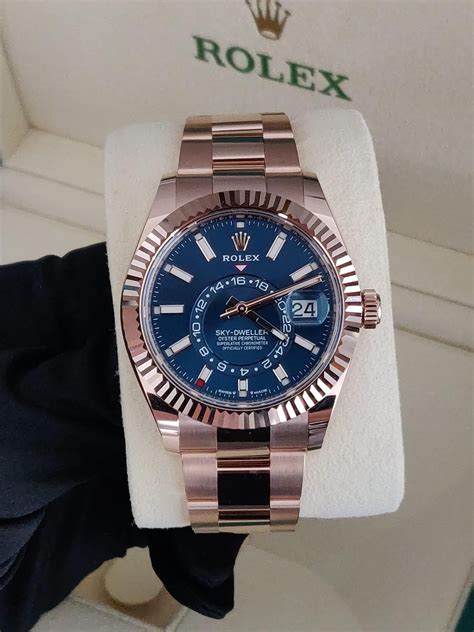 rolex sky dweller rose gold 2023